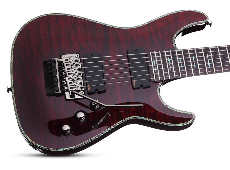 Schecter C7 Hellraiser Floyd Rose Black Cherry 