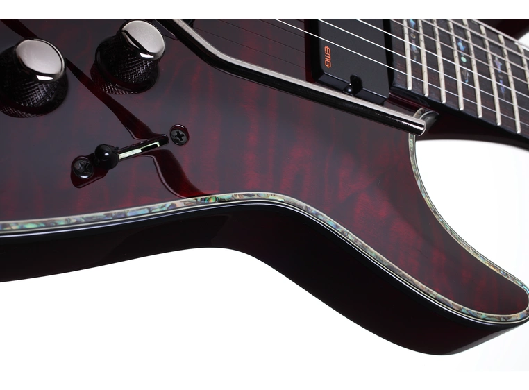Schecter C7 Hellraiser Floyd Rose Black Cherry 