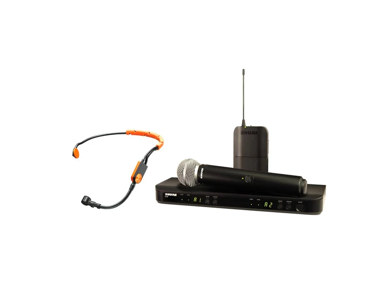 Shure BLX1288 combo med SM31FH og SM58 S8 (823-832 MHz) 