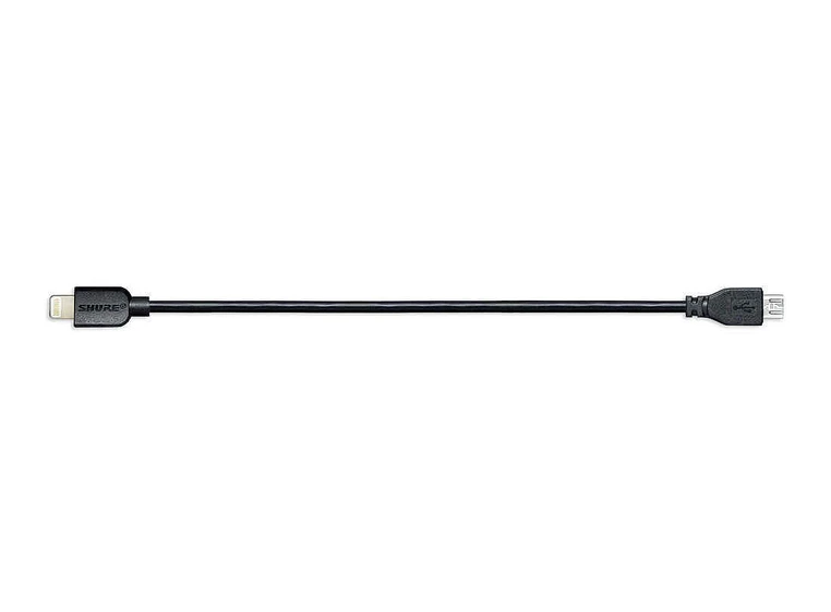 Shure EACLTG-MicroB8 Micro USB-B to Apple lightning connector 20 cm 