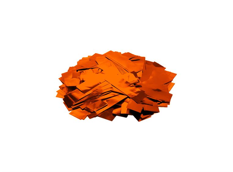 TCM FX Metallic Konfetti Rektangulær 55x18mm, Orange, 1kg