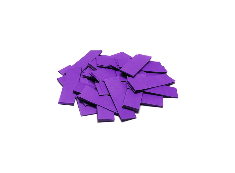 TCM FX Slowfall Konfetti Rektangulær 55x18mm, Lilla, 1kg 