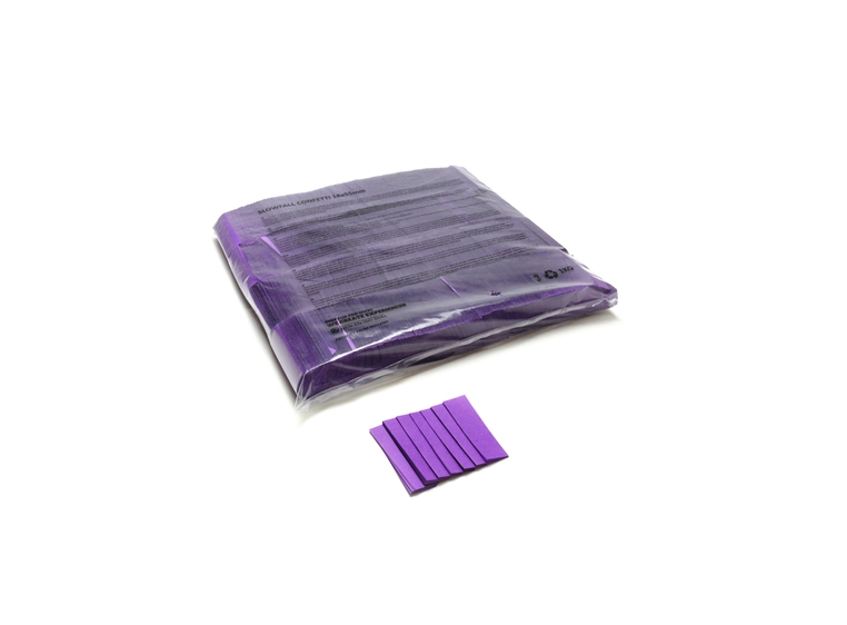 TCM FX Slowfall Konfetti Rektangulær 55x18mm, Lilla, 1kg 