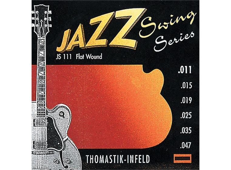 Thomastik JS111 For Electric Guitar (011-047) Jazz Swing Series Nickel flatw