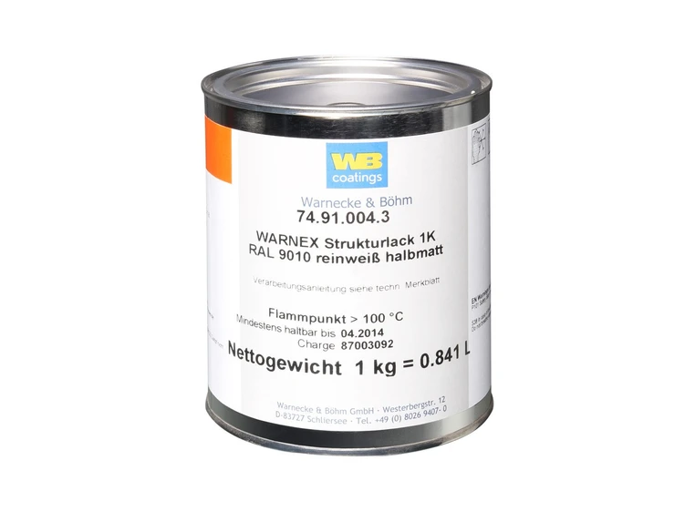 Warnex 0131 White Texture Paint white 1 kg 