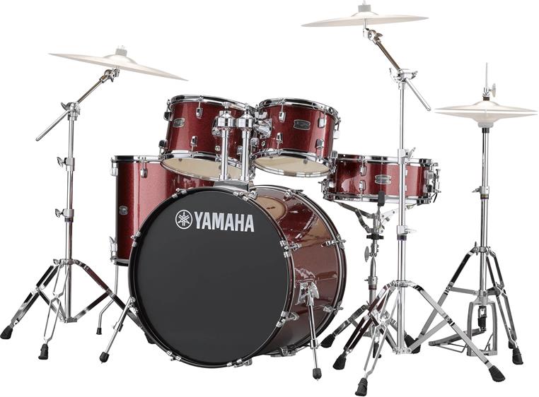 Yamaha Rydeen Trommer m/hardware Burgundy Glitter (20, 14, 12, 10, 14)