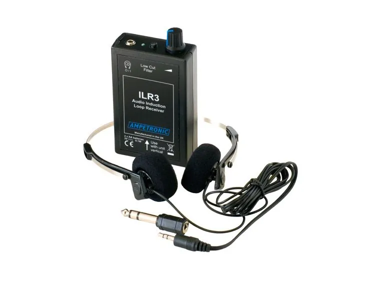 Ampetronic ILR3 Teleslyngemottager m/hodetelefon 
