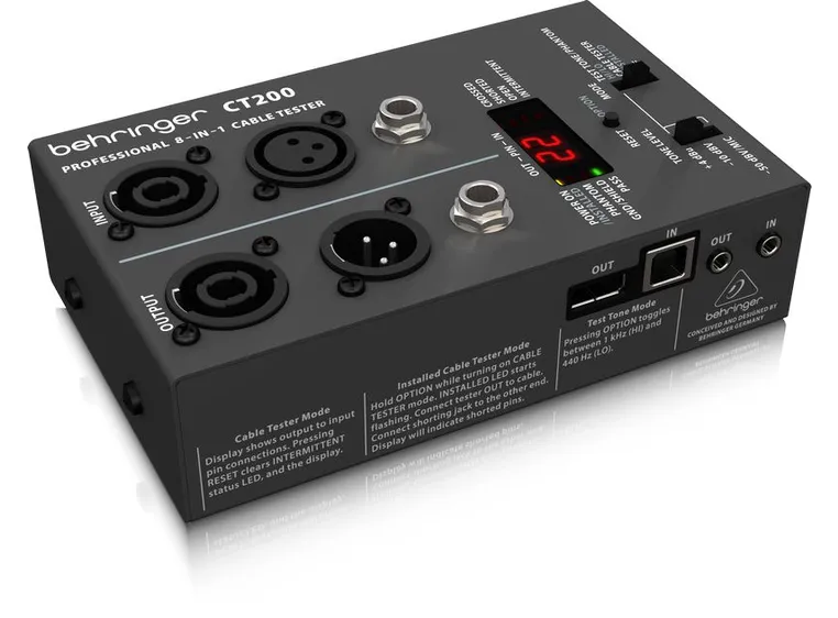 Behringer CT200 Cable Tester 
