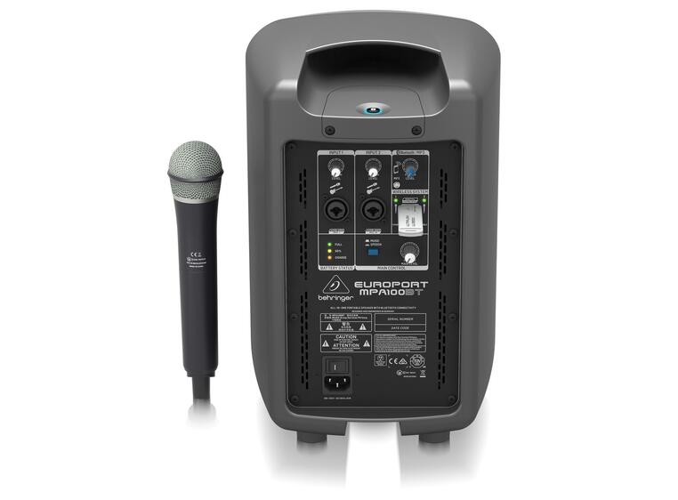 Behringer MPA100BT Portabelt PA-system med trådløs mikrofon