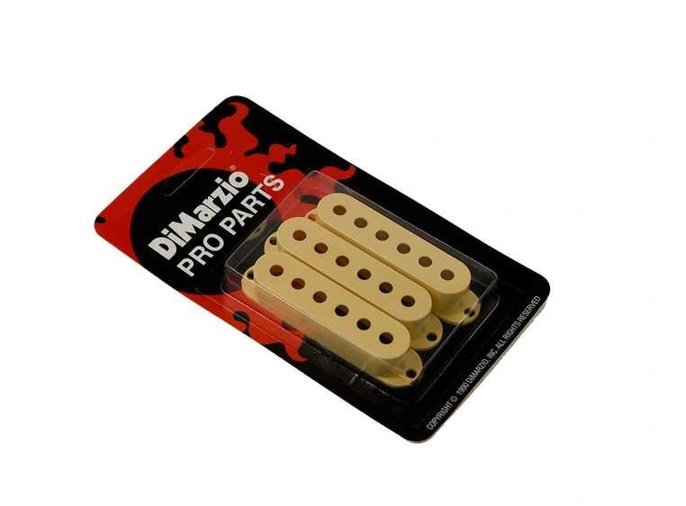 DIMARZIO DM2001CR HS Strat Pickup Cover (3) Cream 