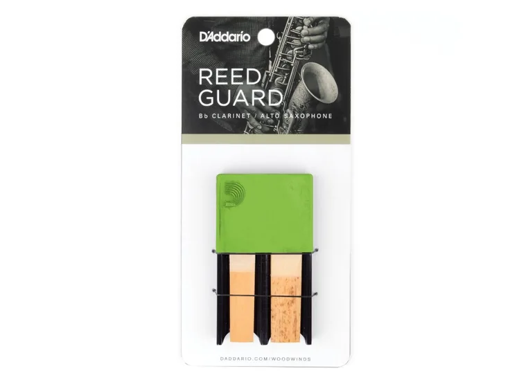 D'Addario DRGRD4ACGR Etui til Flis Grønn For Bb & Eb Clarinet, Soprano & Alto Sax 