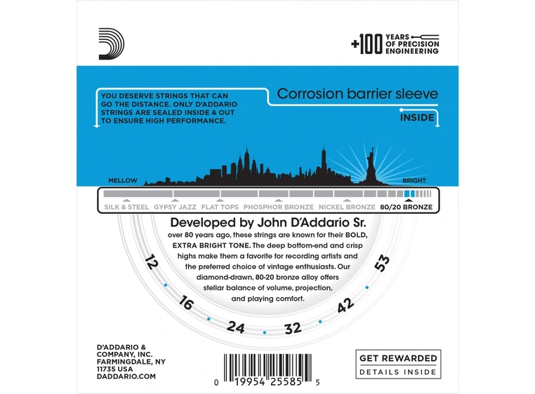 D'Addario EJ11-3D (012-053) 