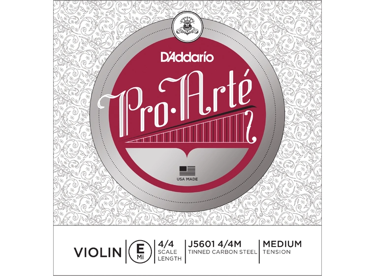 D'Addario J5601M Violin String Pro•Arté E-tinned HCS 4/4 16.8 