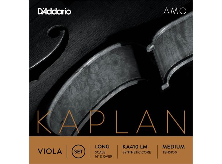 D'Addario KA410LM Viola Strings Kaplan Amo Set Long Medium Tension