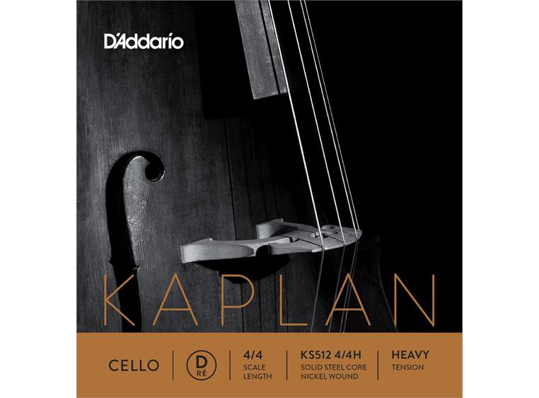 D'Addario KS512 4/4H cello streng Kaplan D-solid steel/nickel 4/4 33.1