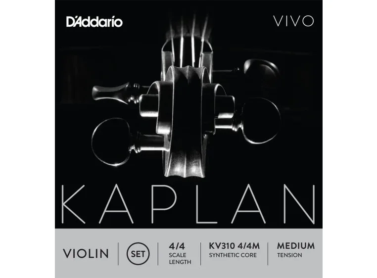 D'Addario KV310 4/4M fiolin strenger Kaplan Vivo Set 4/4 Medium Tension 