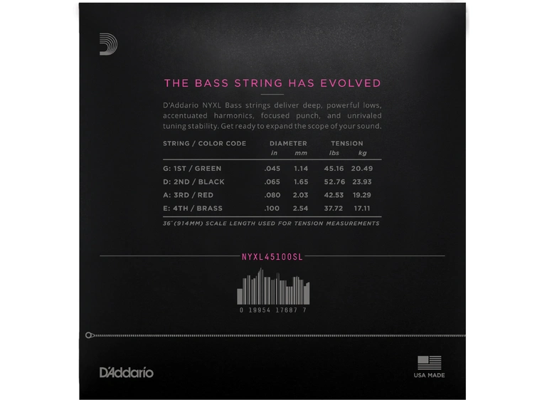 D'Addario NYXL45100SL (045-100) 