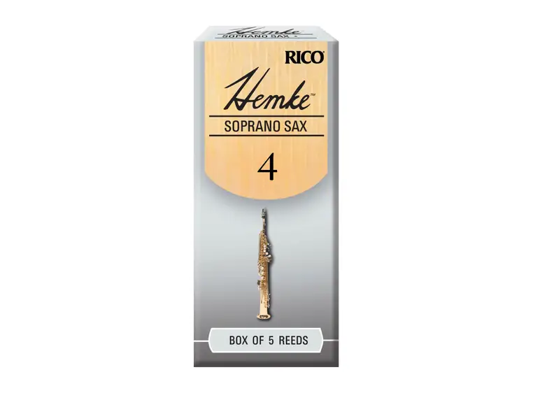 D'Addario RHKP5SSX400 Sopransax Flis Frederick L. Hemke 4.0 5 Pack 