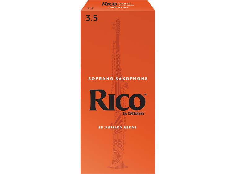 D'Addario RIA2535 Sopransaksofon Flis Rico Soprano Saxophone 3.5 25 Pack