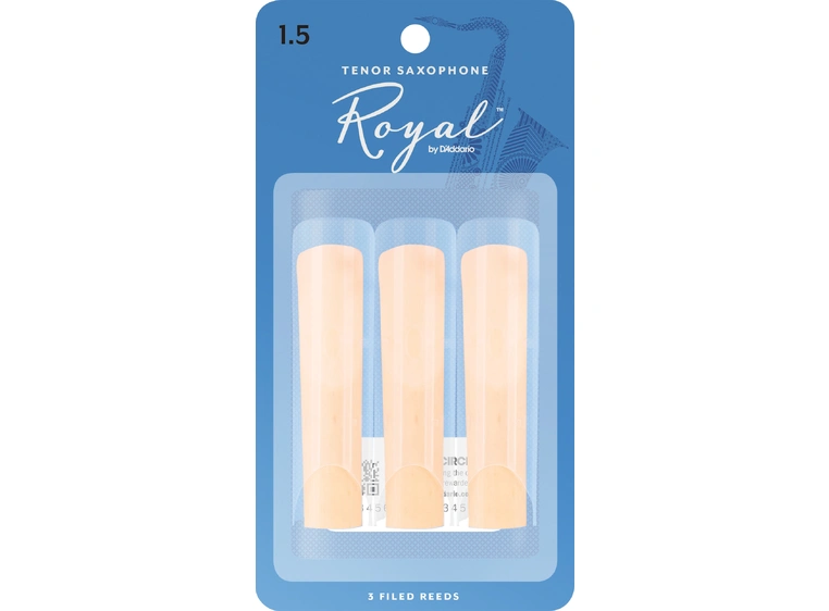 D'Addario RKB0315 Tenorsaksofon Flis Royal Tenor Saxophone 1.5 3 Pack 