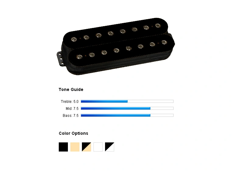 DiMarzio DP812BK Pickup Humbucker Super Distortion-8 Black 