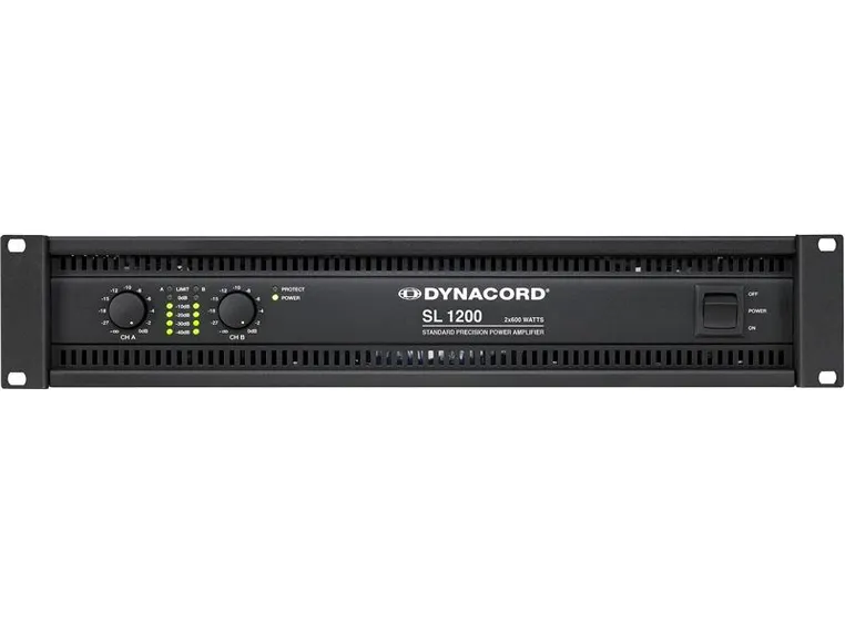 Dynacord SL-1200 Forsterker 2x600W 4ohm 2U 
