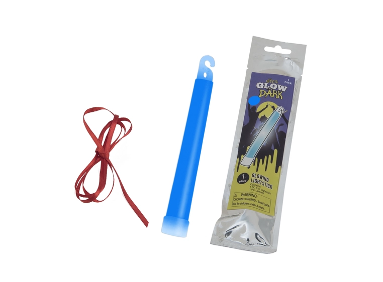 EUROPALMS Glow rod, blue, 15cm,  12x 