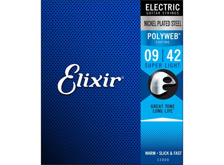 Elixir Polyweb Electric Steel Nickel (009-042) 12000
