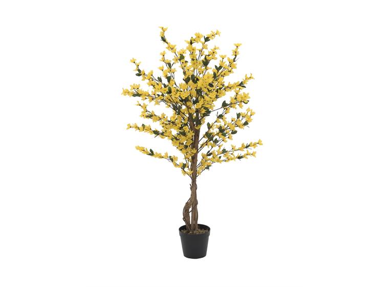Europalms Forsythia tree with 4 trunks yellow, 120 cm