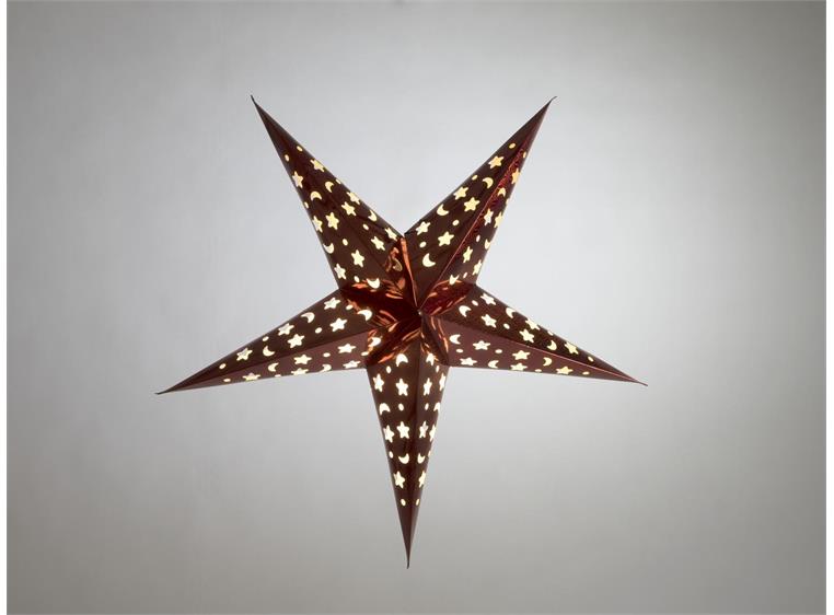 Europalms Stjernelanterne, Papir, rød 50 cm