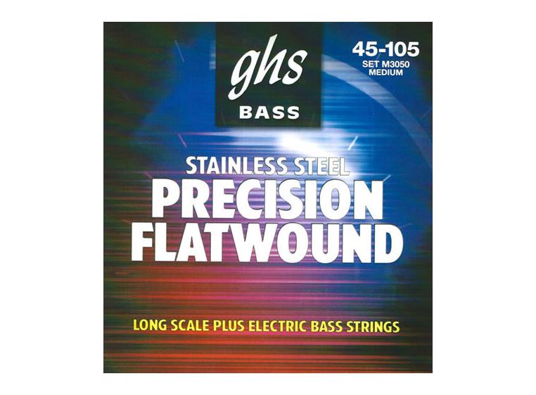 GHS 3050 Bass (055-105 Precision Flatwound Regular
