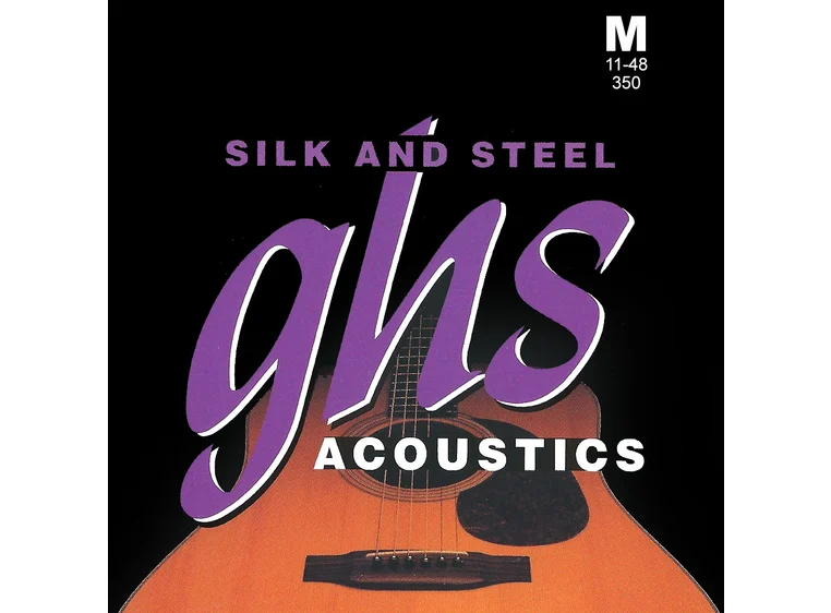 GHS 350 Ak.Gitar Silk/Steel Medium (011-048) 