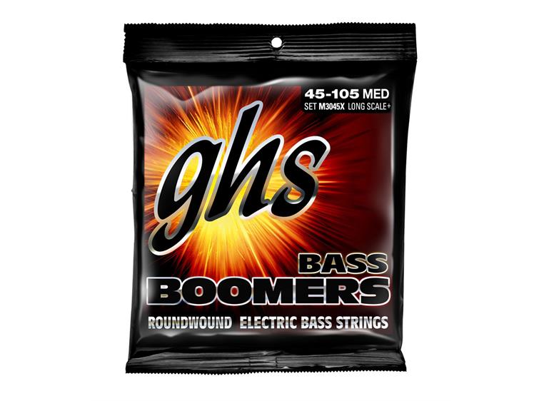 GHS M3045X Bass Boomers (045-105) Extra Long Scale Medium
