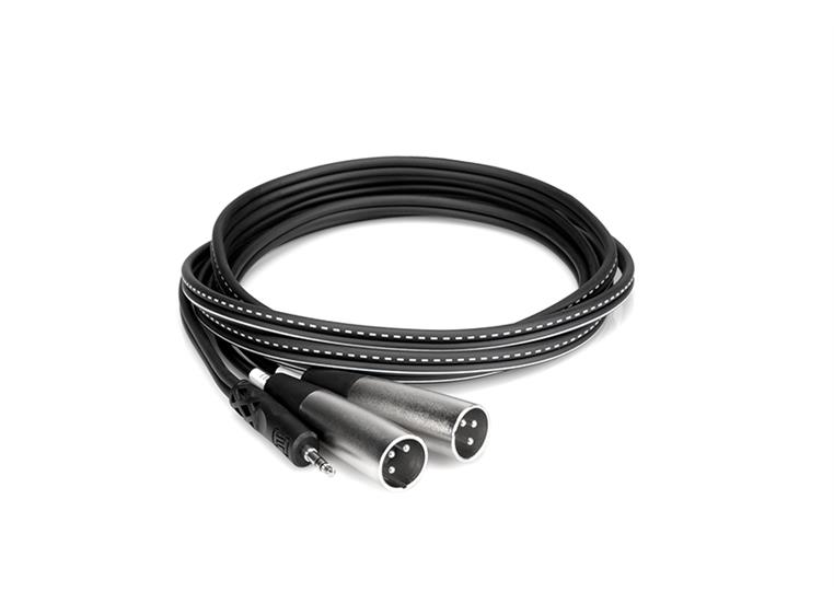 Hosa CYX402M Y-kabel Stmj-2xXLR male 2 meter