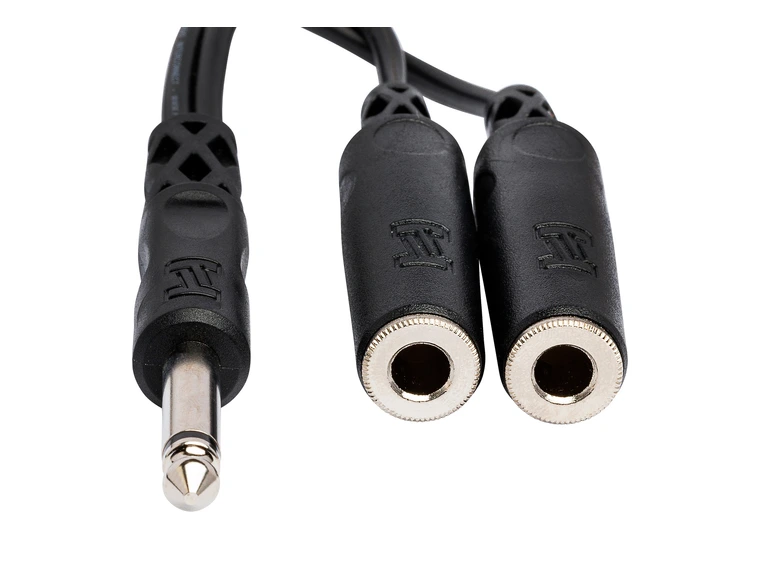 Hosa YPP111 Y-kabel Jack mono (Male) - 2 x Jack mono(Female) 