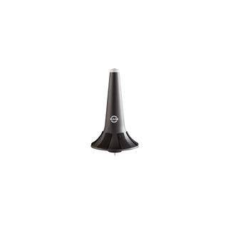 K&M 15244 Flugelhorn peg, black plastic peg with felt pads