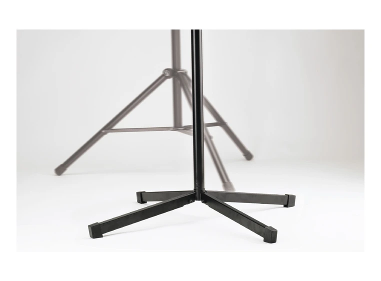 K&M 19500 Høyttalerstativ, sort Flatt fotavtrykk, H: 1240/1940mm, ø 35mm 