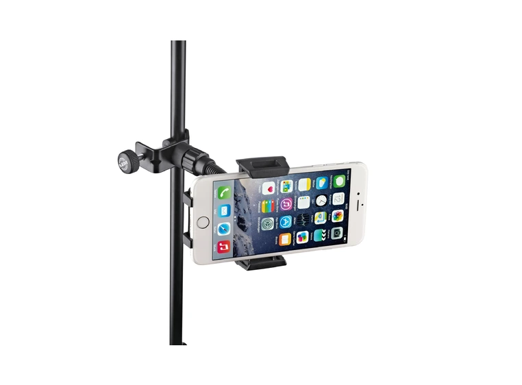 K&M 19745 Smartphone holder, Black Universal, width from 44 to 84 mm 