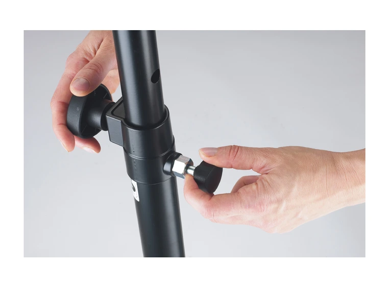 K&M 26737 Speaker stand »Ring Lock« Load capacity: 20kg, H:1125/1810mm 