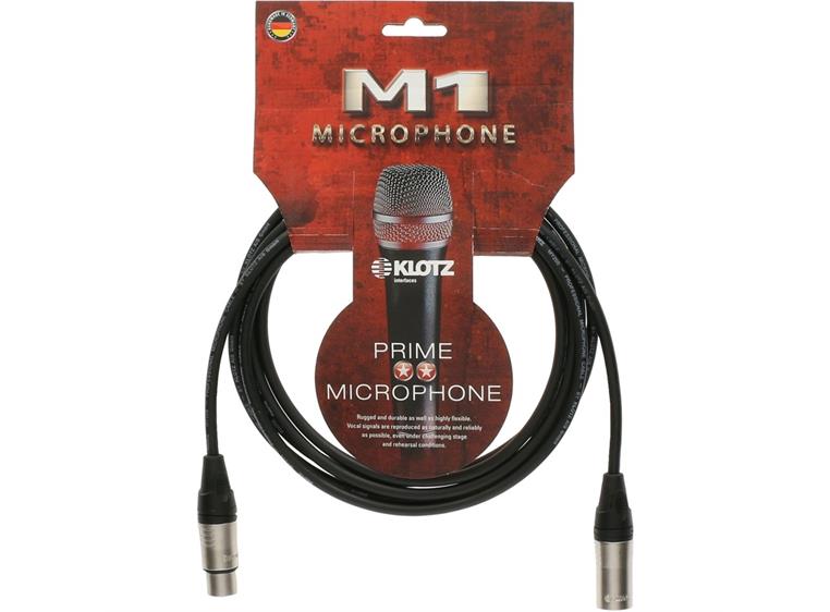 Klotz M1K1FM0030 mik.kabel Prime XLR/XLR 30cm