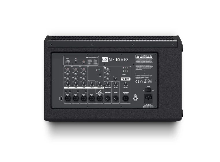 LD Systems MIX 10 A G3 Active 2-Way Loudspeaker, Integrated 7-Channel Mixer 