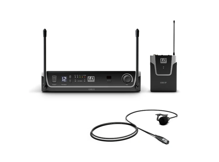 LD Systems U305 BPL trådløst system med lommesender og mygg 