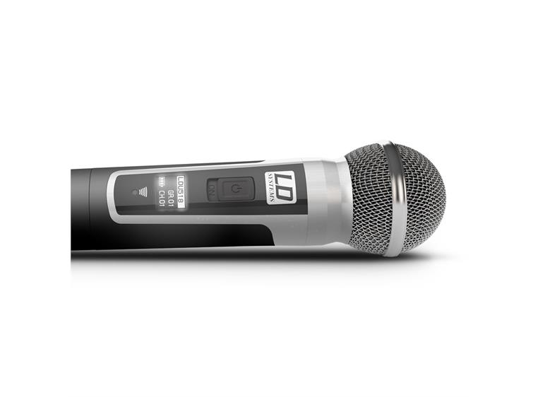 LD Systems U518 HHD 2 trådløst system 2x håndholdt dynamisk mikrofon