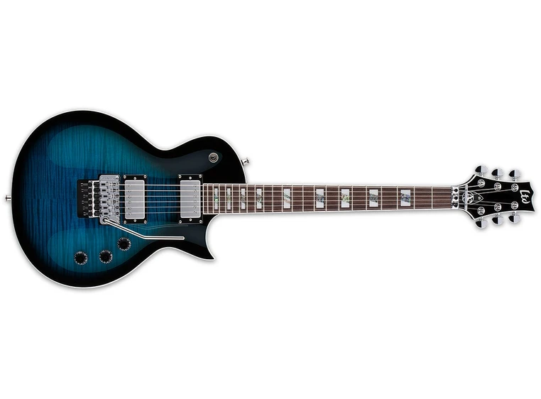 LTD AS-1FR Black Aqua Sunburst 