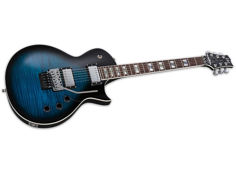 LTD AS-1FR Black Aqua Sunburst 