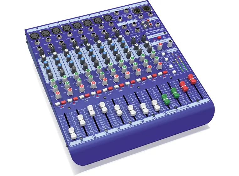 Midas DM12 12 Input Analogue Live and Studio Mixer with Midas Preamps 