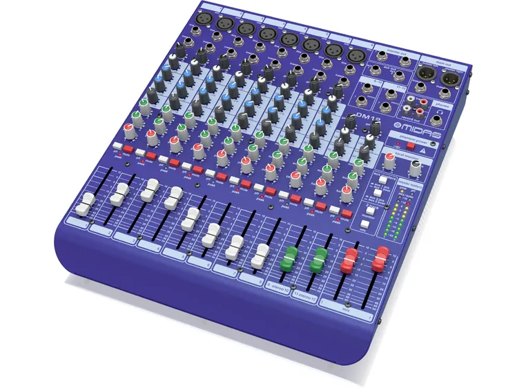 Midas DM12 12 Input Analogue Live and Studio Mixer with Midas Preamps 
