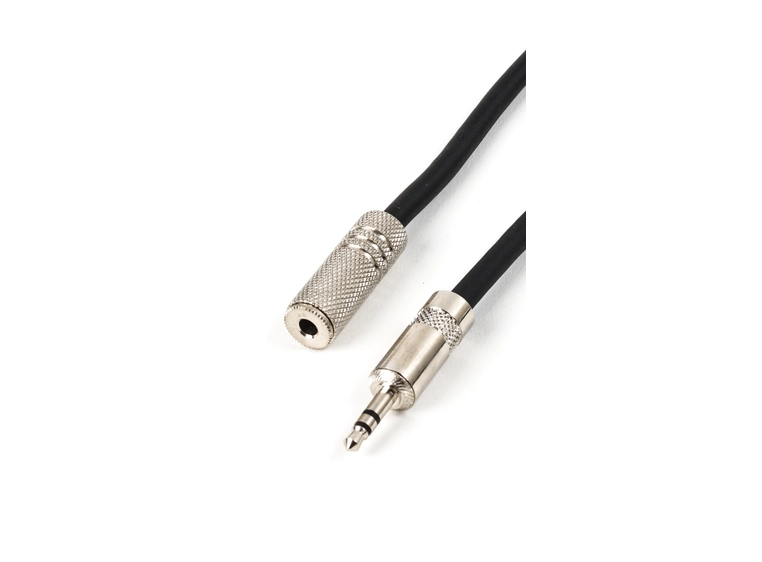 Minijack skjøtekabel for hodetelefoner 3m Minijack 3,5mm 