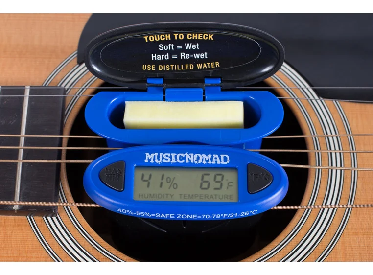 Music Nomad MN306 Humitar + HumiReader Premium Humidity Care System 