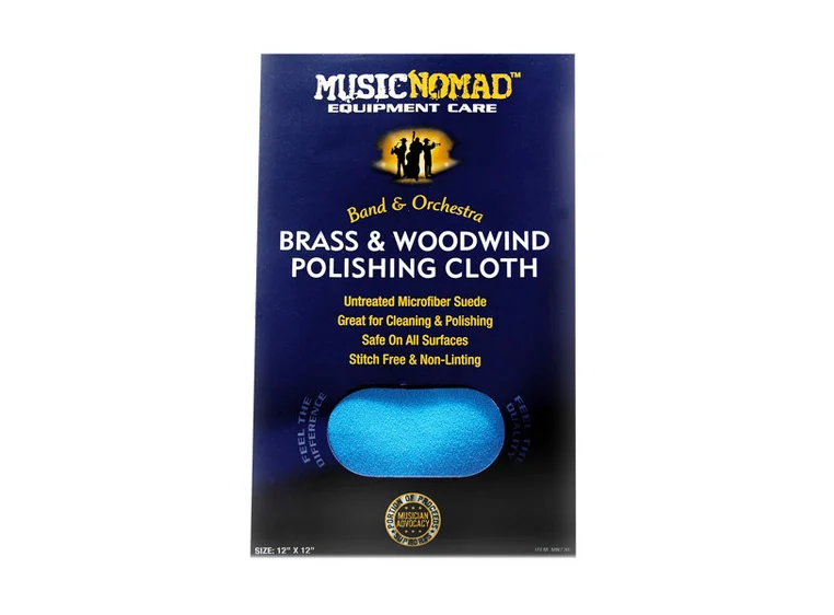 Music Nomad MN730 Brass & Woodwind Untreated Microfiber Polishing Cloth 